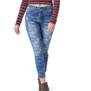 New Unionbay Camouflage print Jeans highrise Size 17